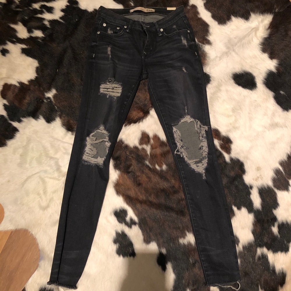 Lovers + Friends Distressed Jeans